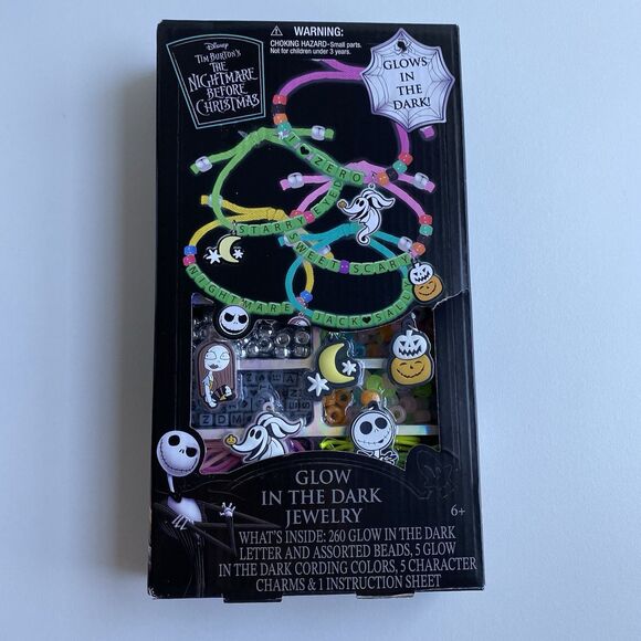 Disney Other - Glow in The‎ Dark Jewelry Set, Disney, The Nightmare Before Christmas. New.